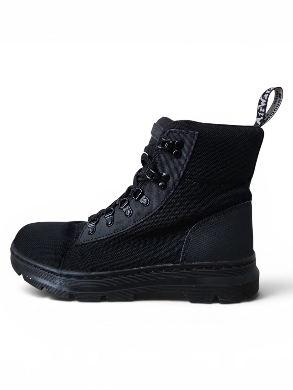 Dr. Martens Black Canvas Lace-Up Utility Boots - Picture 4 of 7